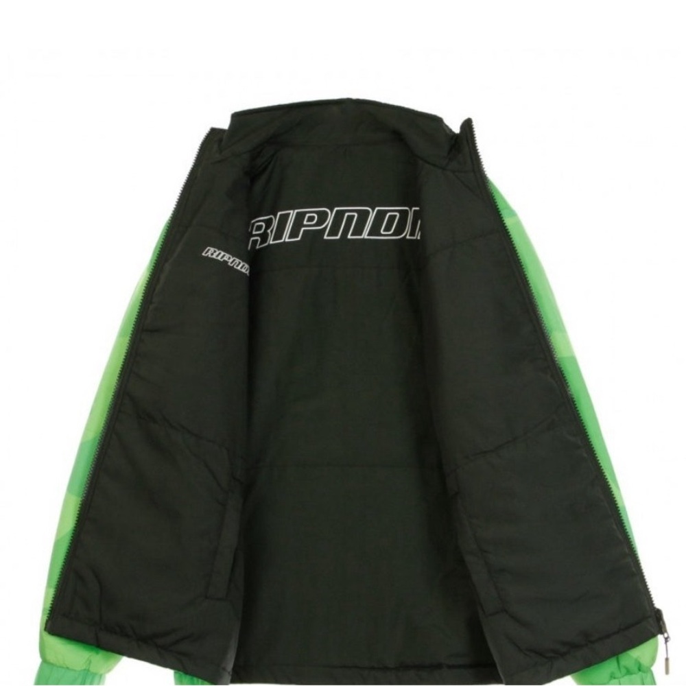 NEO NERM REVERSIBLE FIELD PUFFER JACKET (BLACK/TONAL GREEN)